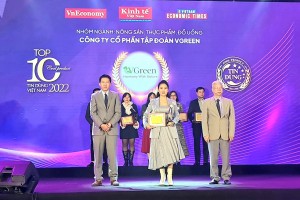 VGREEN được vinh danh “Top 100 sản phẩm - dịch vụ tin dùng Việt Nam 2022"