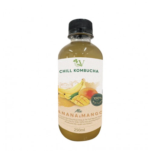 Chill Kombucha Banana Mix Mango - 250ml
